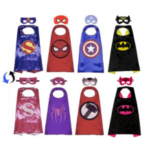 4PCS Double Design Superhero Cape 01