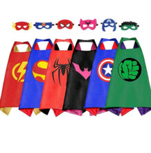 6PCS Marvel Avenger Superhero Cape Mask Set For Kids 05