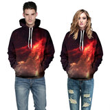 vintage casual long sleeve Starry Night Graphic hoodie jacket