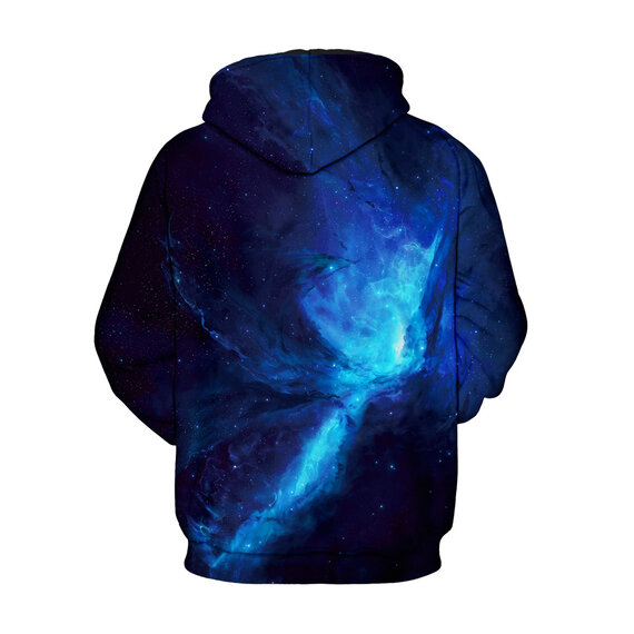 3D digital Starry Night Graphic Hoodie for unisex