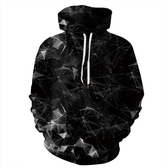 Pullover Diamond Graphic Hoodie