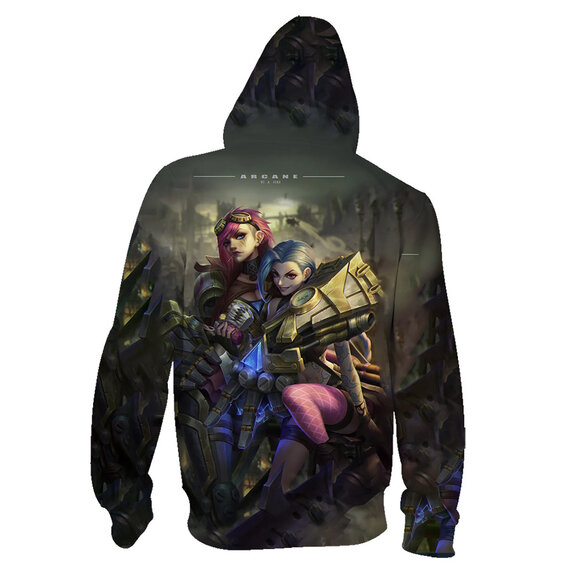 Pullover League Of Legends Jinx Cosplay Hoodie