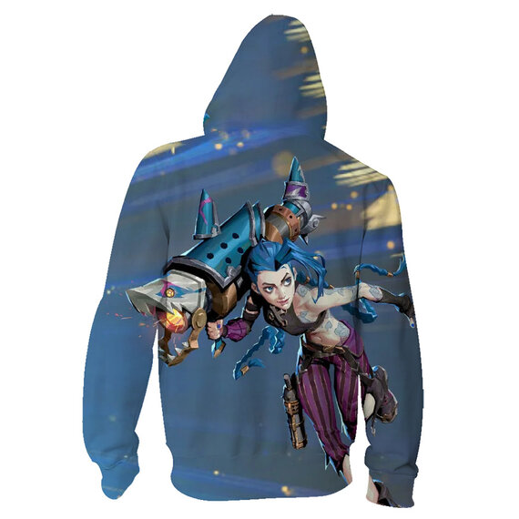 Arcane Jinx Vi League Of Legends Hoodie