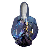 popular game League of Legends Arcane Jinx Hoodie