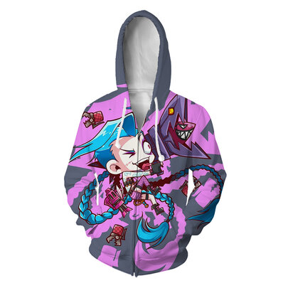 Arcane Jinx Vi League Of Legends Sweatshirt