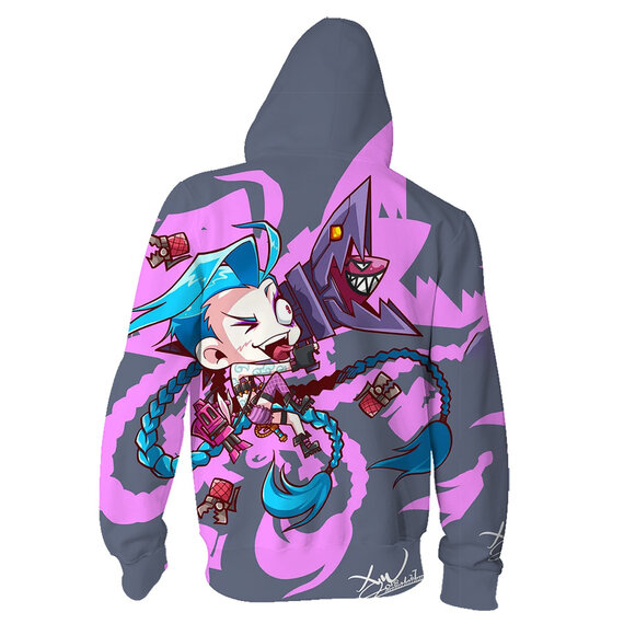 Arcane Jinx Vi League Of Legends hoodie