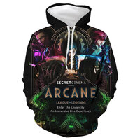 A Netflix Series Arcane League of Legends poster 2021 hoodie