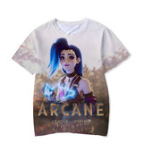 crewneck Arcane JINX Shirt League Of Legends graphic Tee