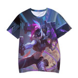 Arcane Jinx The Loose Cannon Cosplay Shirt League Of Legends short sleeve print tee