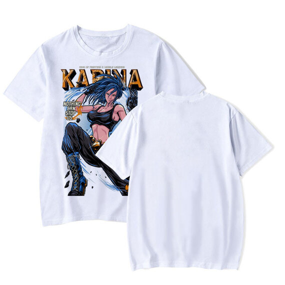 short sleeve Karina Nothing Can Stop US Print Tee Shirt