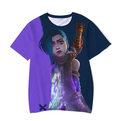 Jinx T-shirt, LOL Shirt, League of Legends Jinx Shirt, Arcane Jinx