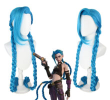 League of Legends Arcane JINX Cosplay Wig - Long Tail