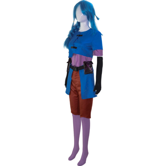 LoL Anime Arcane Jinx Cosplay Costumes Childhood