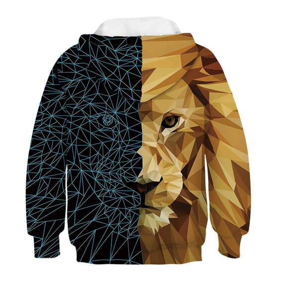 Cool pullover Tiger Print Hoodie For Boys