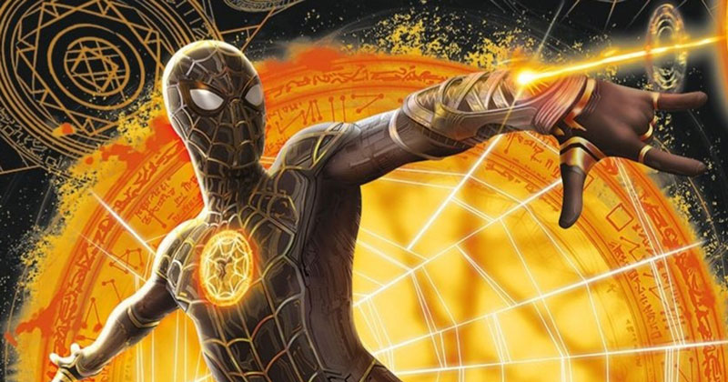 Black and Gold Suit Spider-Man - No Way Home 2021