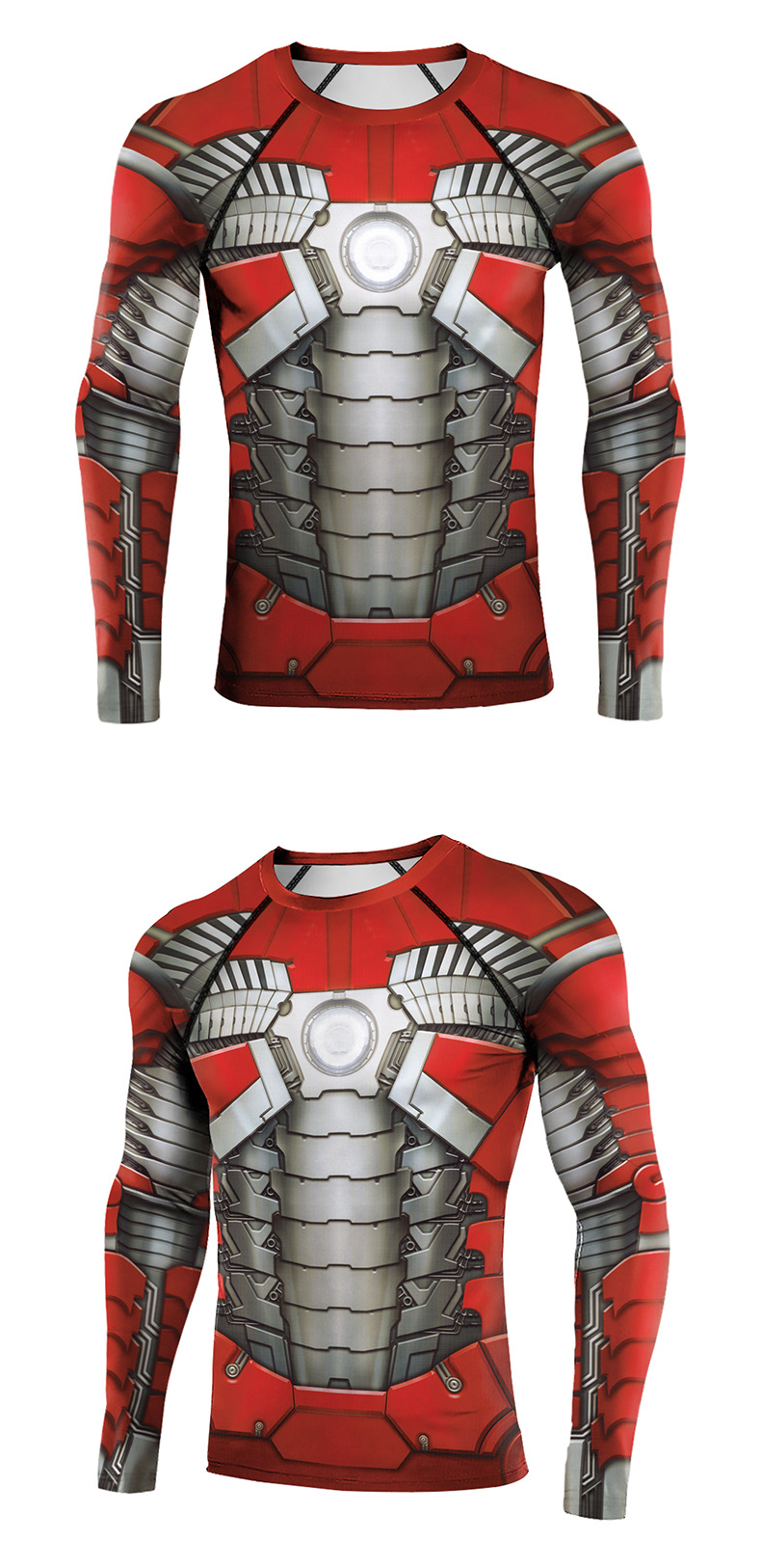 Marvel Avenger Iron Man 2 Mark V Long Sleeve Tee shirt