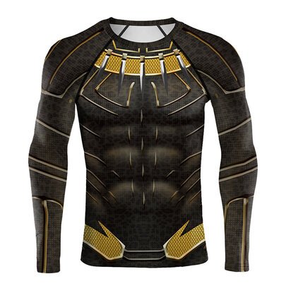 long sleeve crewneck Marvel Black Panther Birthday T Shirt for men's