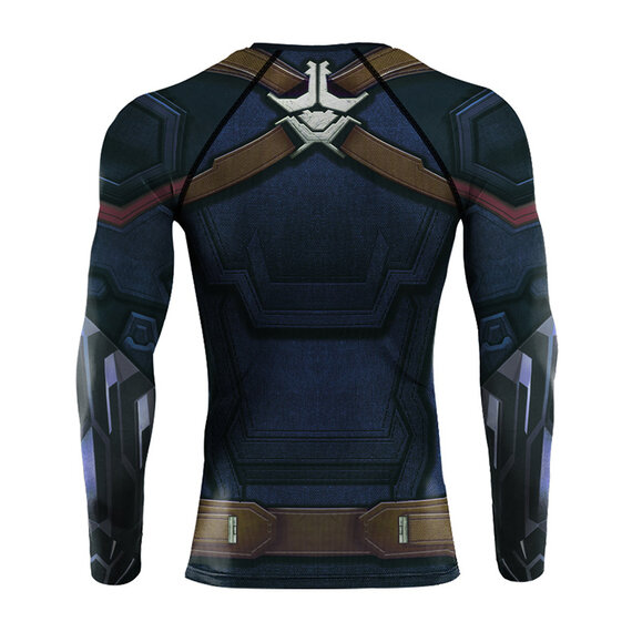 2018 Marvel avenger Infinity War Captain America graphic t shirt for running