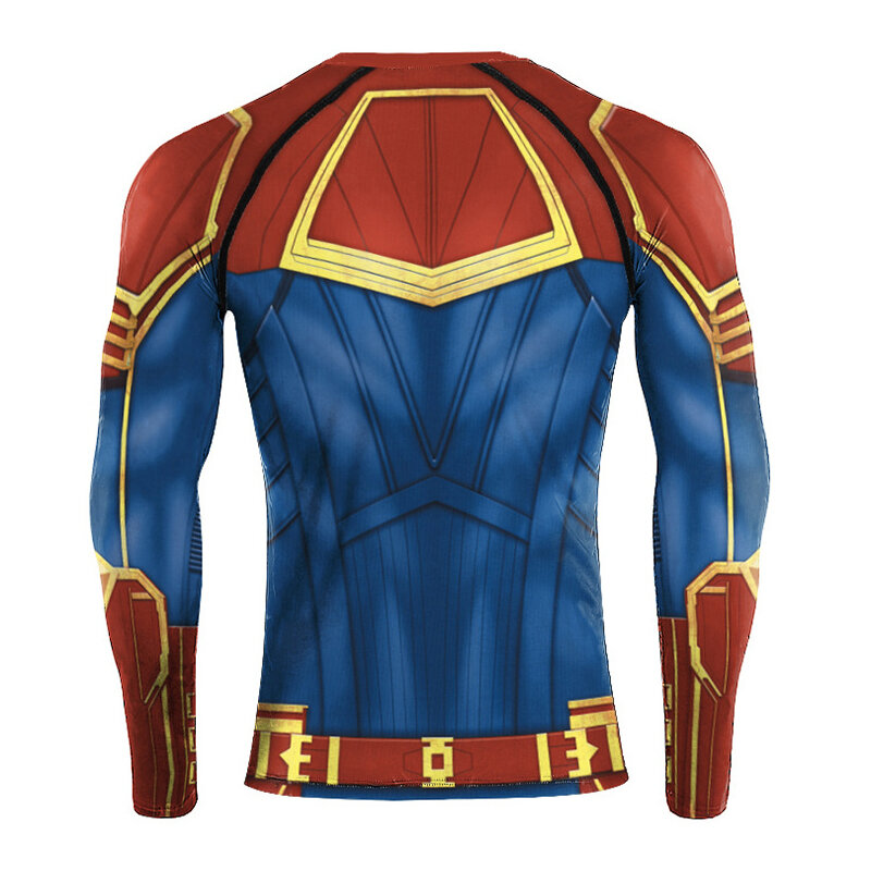 Captain Marvel Carol Denver Compression Shirt - PKAWAY