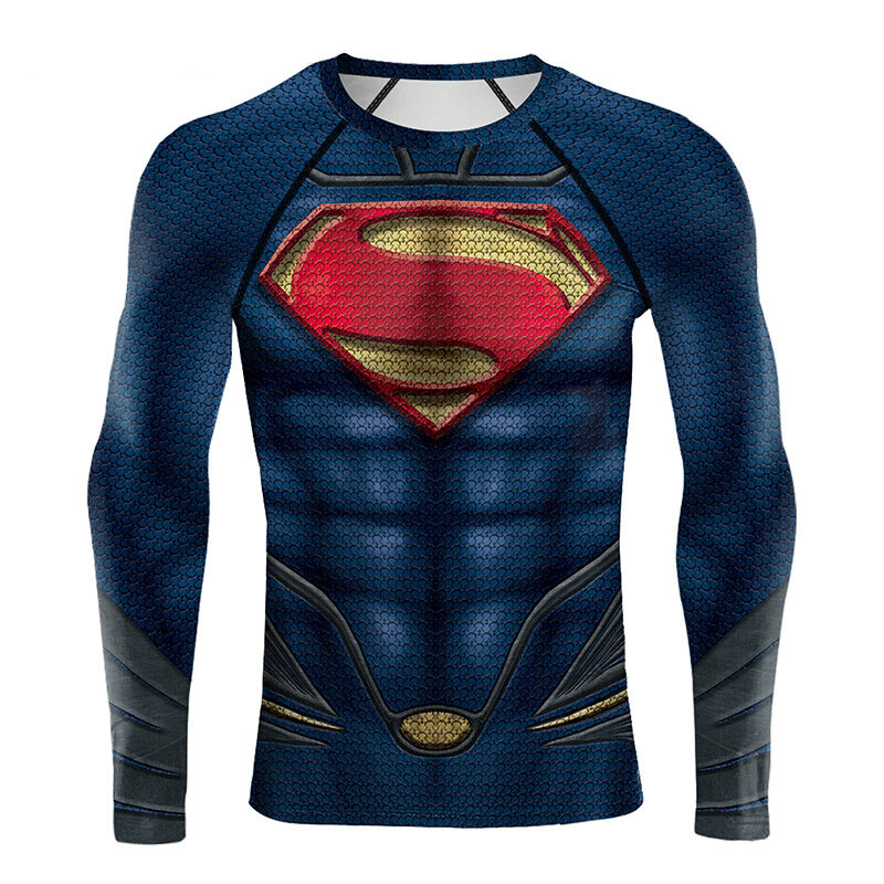 Dawn of Justice Superman T Shirt Long Sleeve