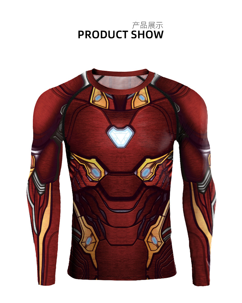 iron man infinity war Long Sleeve gym shirt