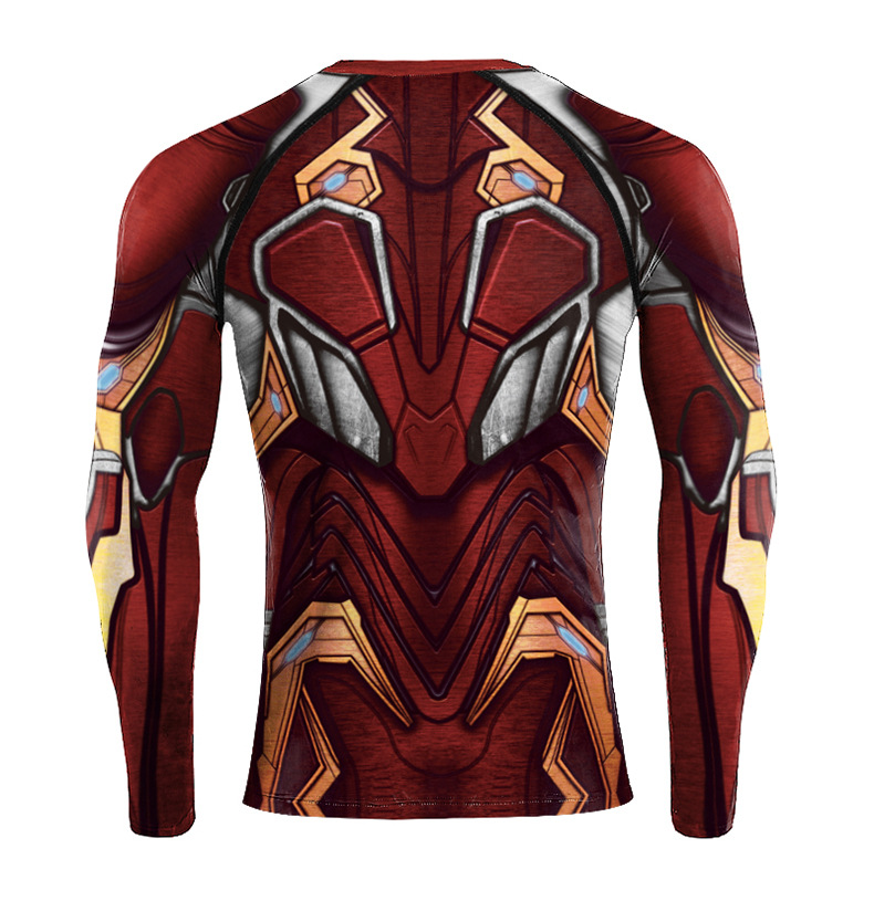 iron man infinity war marvel long sleeve running shirt