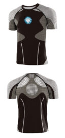 Iron Man Arc Reactor Compression Gym Tee Shirt Short Sleeve