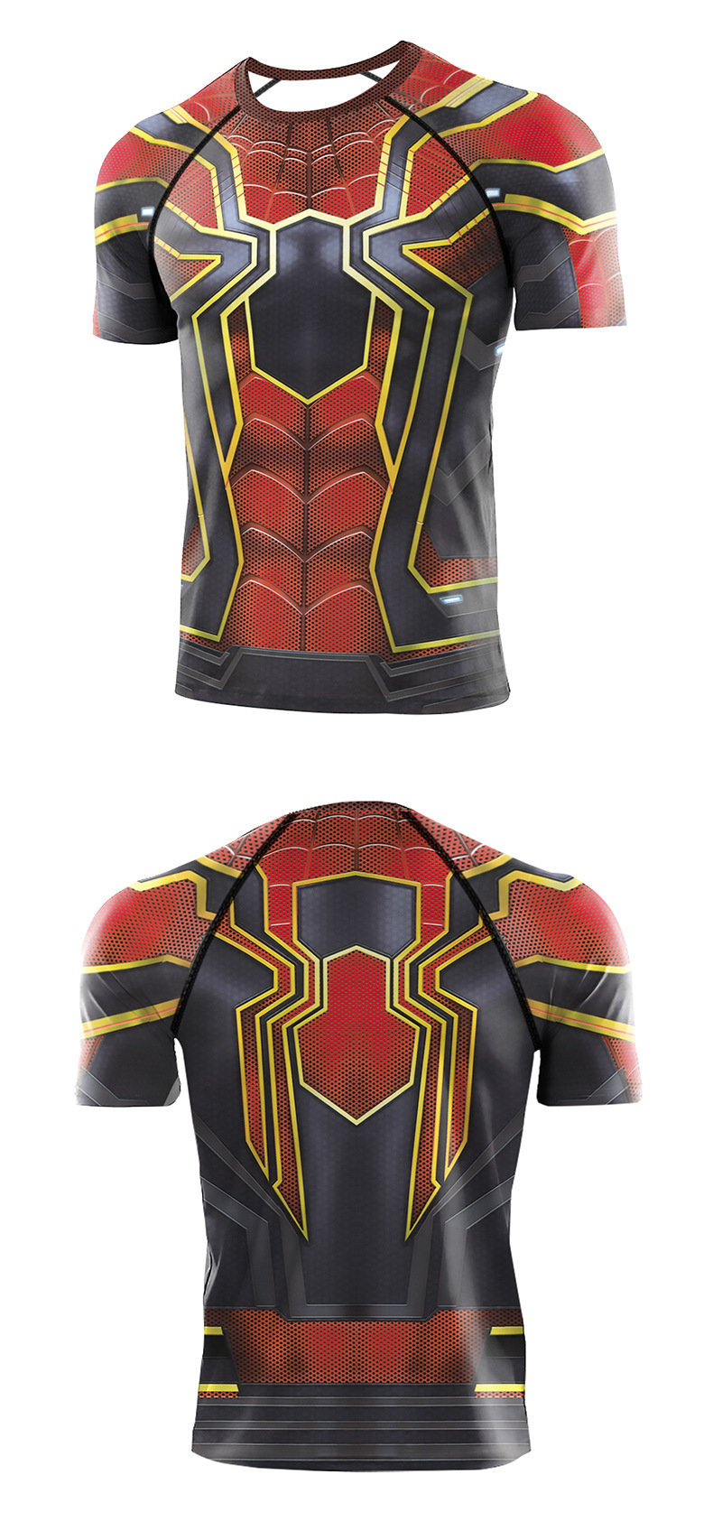 Marvel Avenger Endgame Spider Man Gym Tee Top