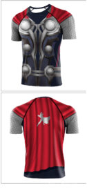 Marvel Thor Cosplay T Shirt - front and back