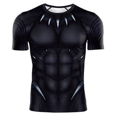 Black Panther Marvel Movie costume shirt