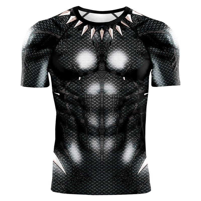 Superheroes Marvel Black Panther Print Tee