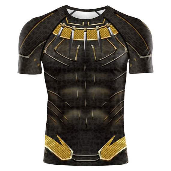 Black panther gym shirt store