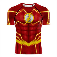 DC Comic The Flash Red Workout Tee