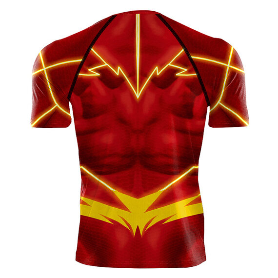 DC Comic The Flash Red Gym Shirt