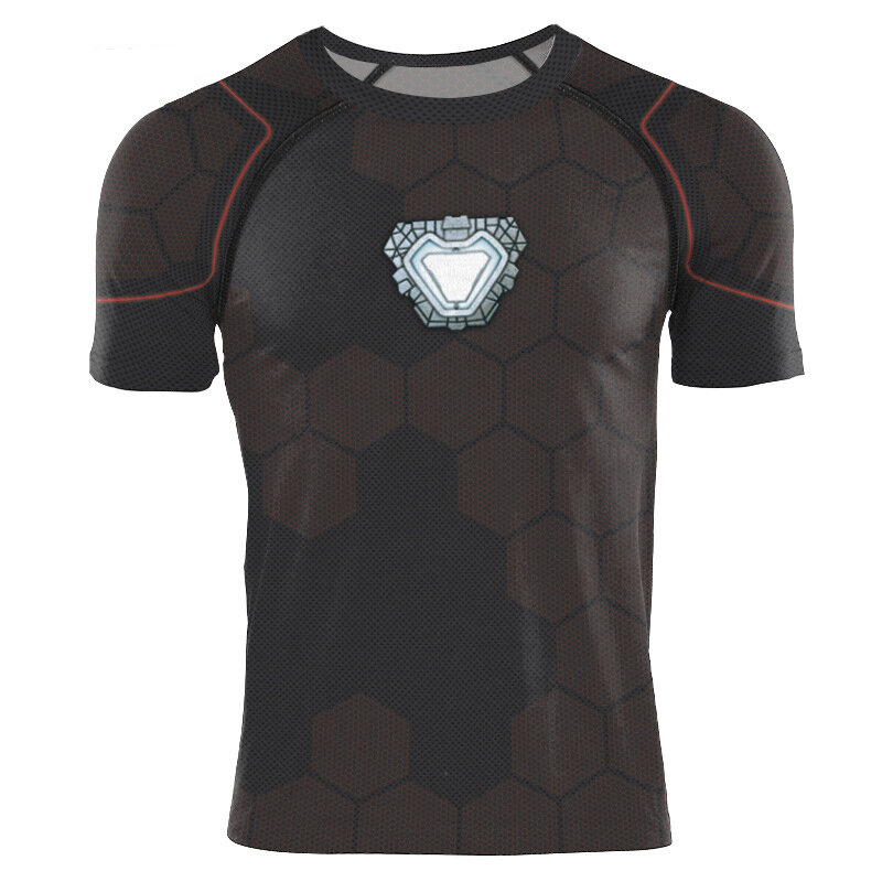 Iron Man Infinity War Short Sleeve Gym Tee