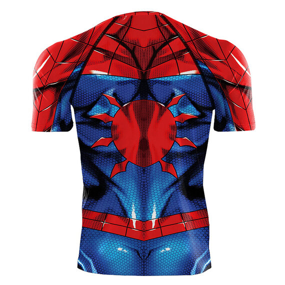 fitted Spider Armor MK IV graphic tee for running