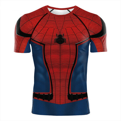 Spider Man 3 compression gym tee for marvel fans