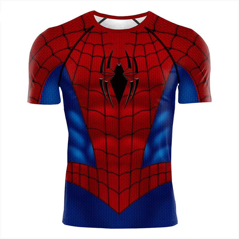 PKAWAY Sport Shirt Short Spider - Sleeve Man