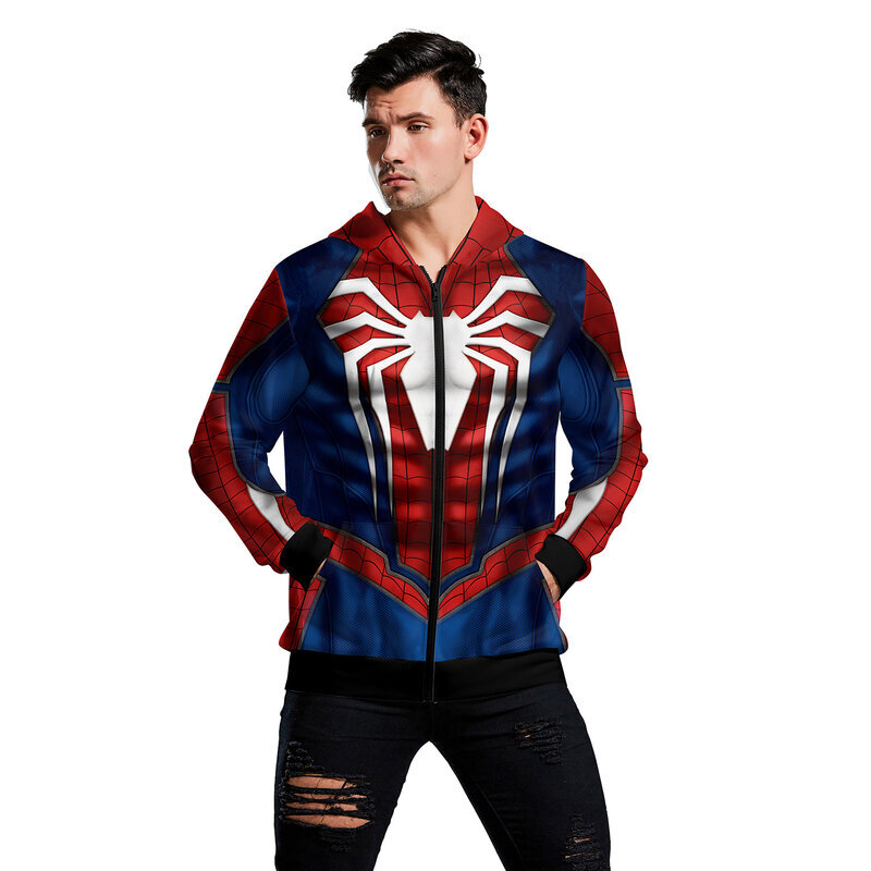 Spiderman PS4 Zip UP Hoodie