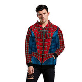 Spider-Man Graphic Hooded Sweatshirt and Zip Up Hoodie
