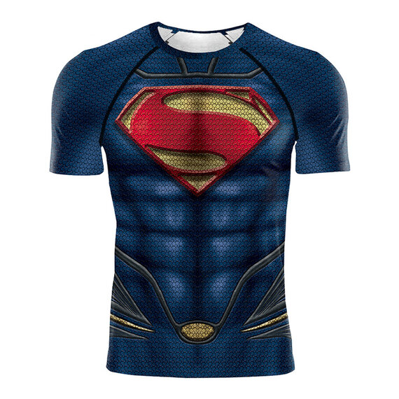 short sleeve superman return graphic tee for mens