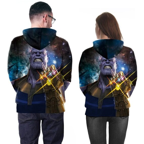 marvel thanos gangster Graphic pullover  hoodie