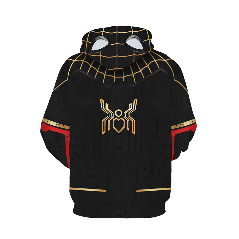  Men's Marvel Spider-Man: No Way Home Spinning Webs Pull Over  Hoodie - Black - Small : Clothing, Shoes & Jewelry