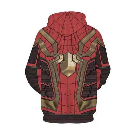 pullover spider-man graphic hoodie