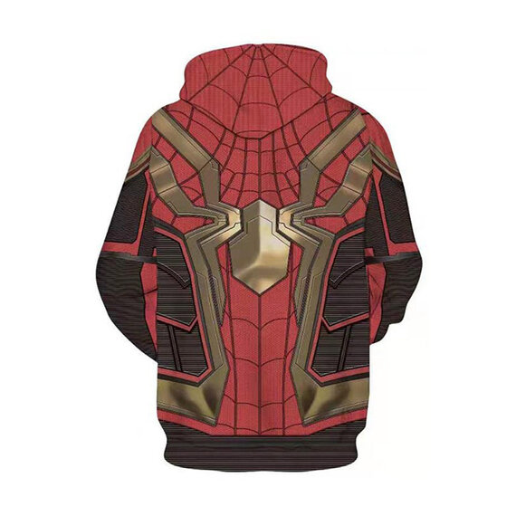 pullover spider-man graphic hoodie