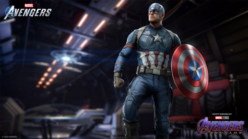 Marvel Avenger Endgame Base Level Captain America Suit