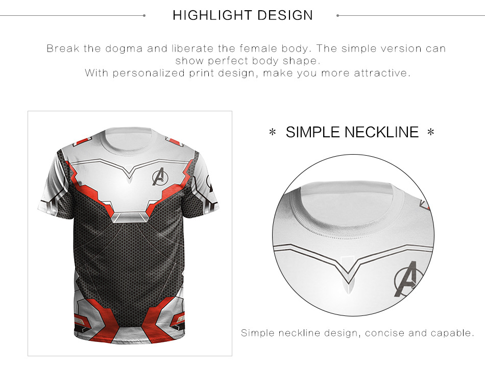 short sleeve avenger quantum realm captain america superhero compression shirt