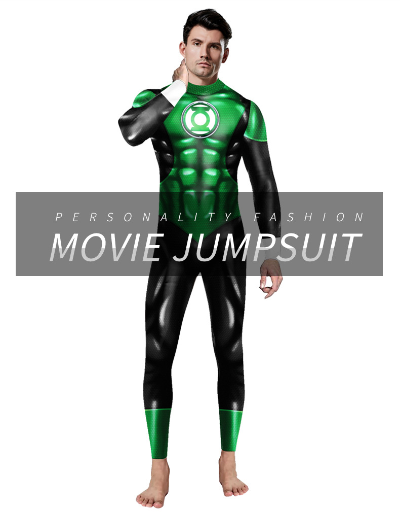 Green Lantern cosplay jumpsuit