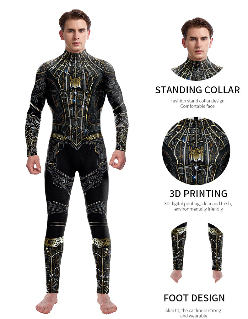 Marvel Superhero 2021 spider-man no way home costume jumpsuit - product detail