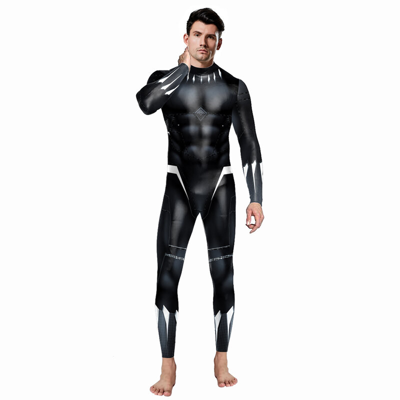 Black Panther Jumpsuit T’Challa Cosplay Costume